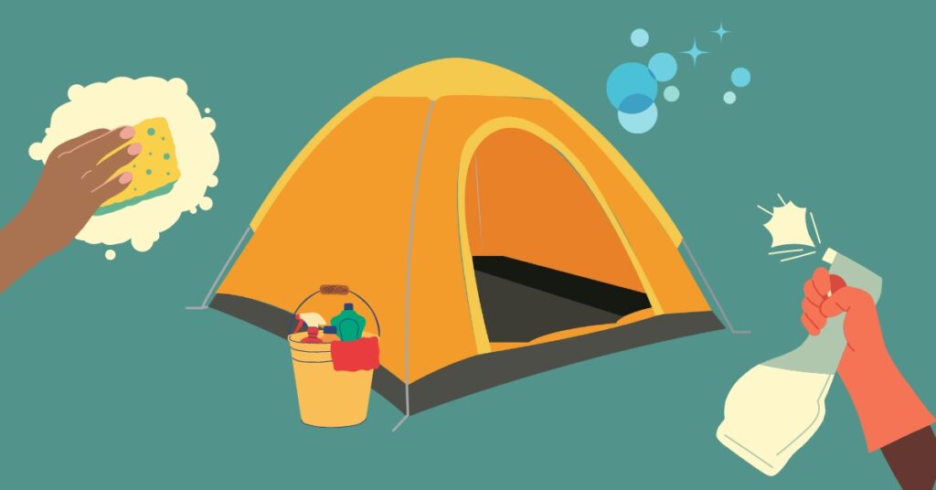 In this blog post, you will learn how to clean a tent through a complete step-by-step process and valuable tips and tricks to help you do it easier and efficiently!