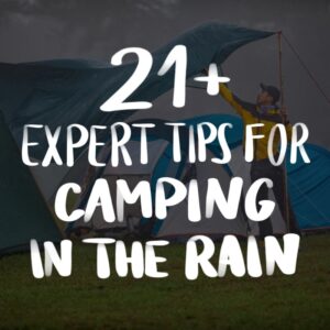 Camping in the rain - Bored Adventurer